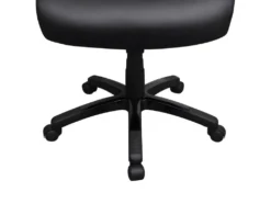 Fauteuil Chaise Siège De Bureau Pivotant Réglable Ergonomique Avec Accoudoir PVC Noir 0502021 -Meubles Soldes Magasin siege de bureau 8911093