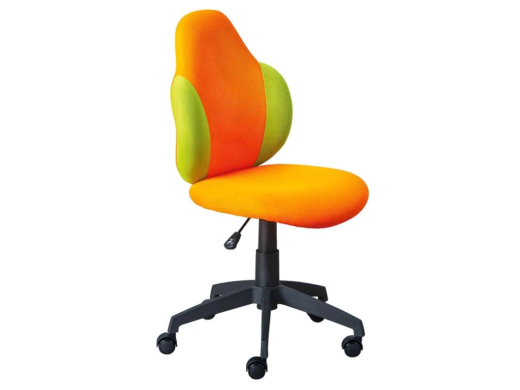 PREZI - Fauteuil Pivotant Orange Et Vert Pour Enfant 1 PREZI - Fauteuil Pivotant Orange Et Vert Pour Enfant