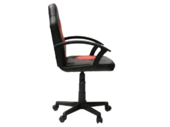 RACING - Fauteuil De Bureau Hauteur Réglable Rouge Et Noir -Meubles Soldes Magasin siege de bureau 9167575