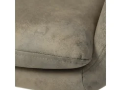 VALKA - Fauteuil De Bureau Sur Roulettes Tissu Kaki -Meubles Soldes Magasin siege de bureau 9167627