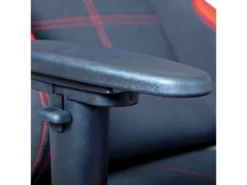 GAMER - Fauteuil Gaming Tissu Noir Et Rouge -Meubles Soldes Magasin siege de bureau 9184913