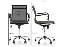 Fauteuil De Bureau Oxford Inclinable, Tissus Transpirable, Hauteur Réglable 8 Fauteuil De Bureau Oxford Inclinable, Tissus Transpirable, Hauteur Réglable -Meubles Soldes Magasin siege de bureau 9906901