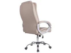 Chaise De Bureau Karen Elevable Et Fauteuil Inclinable En Simili Cuir Taupe 7 Chaise De Bureau Karen Elevable Et Fauteuil Inclinable En Simili Cuir Taupe -Meubles Soldes Magasin siege de bureau 9906935