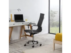 Fauteuil De Bureau Inclinable Slim, Hauteur Réglable, Design Ergonomique -Meubles Soldes Magasin siege de bureau 9907037